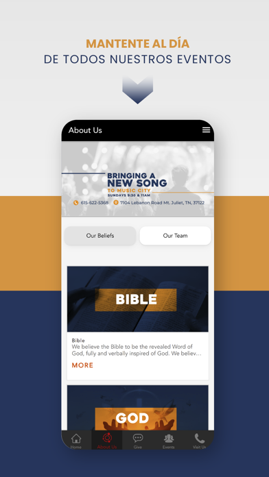 Music City Baptist Church Screenshot