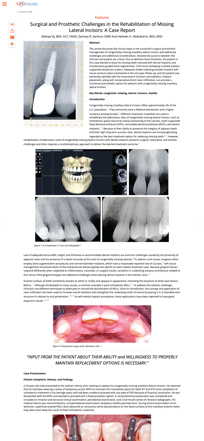 Journal of Cosmetic Dentistry