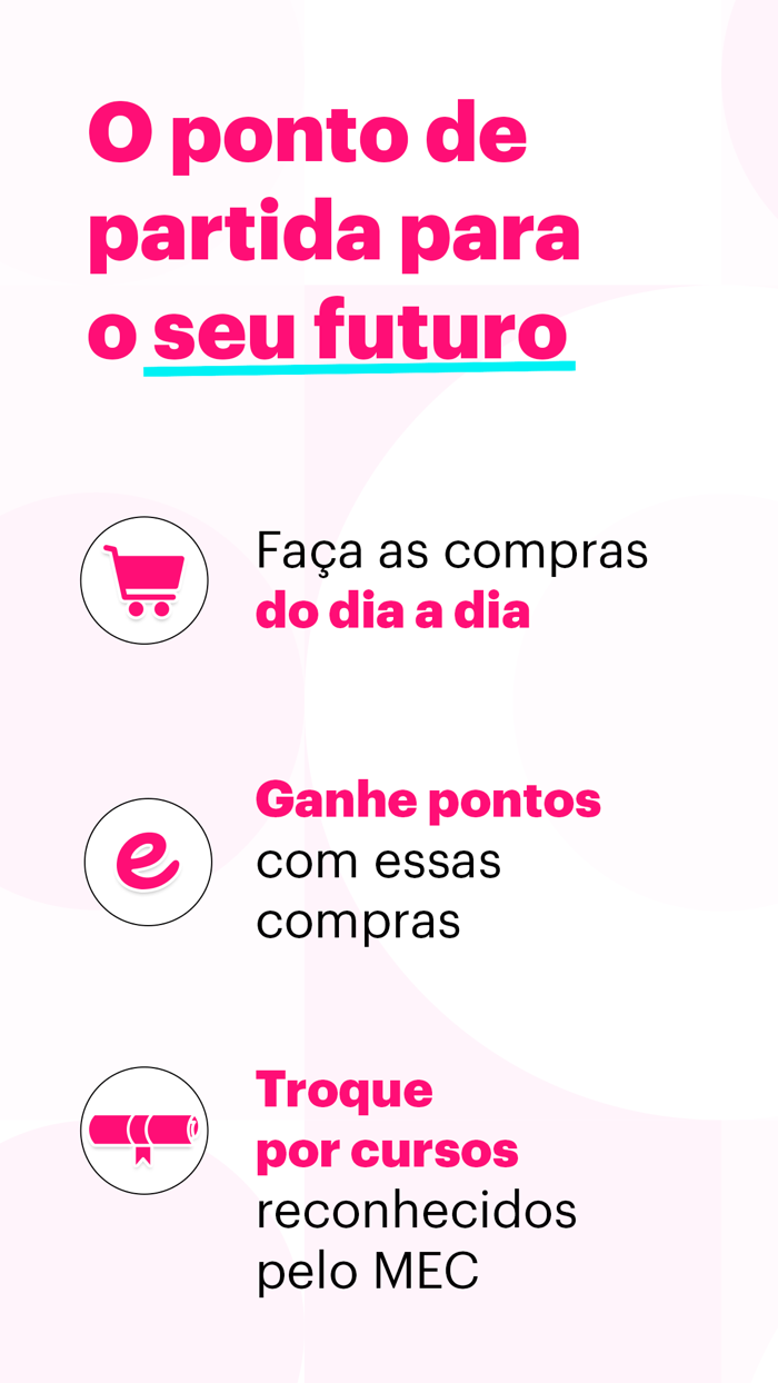 PontoE Cashback para educação
