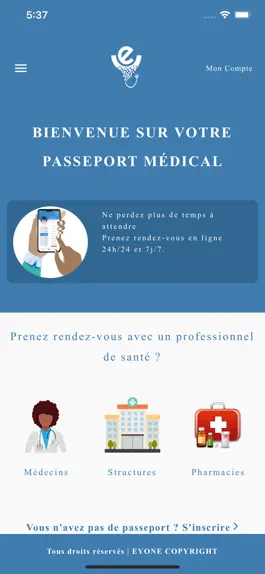 Game screenshot Eyone Passeport Medical mod apk