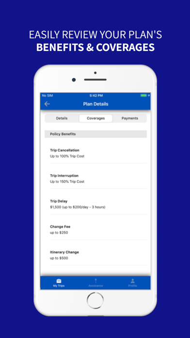 Travel Insured Screenshot