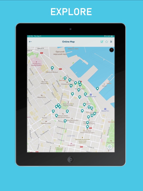 Odesa Guide and Audio Tours iPad screenshot 3 - Travel app