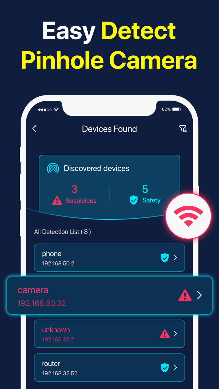 Camera Detector -Hidden Device