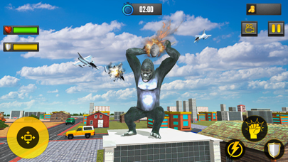 Angry Gorilla City Attack Game Screenshot