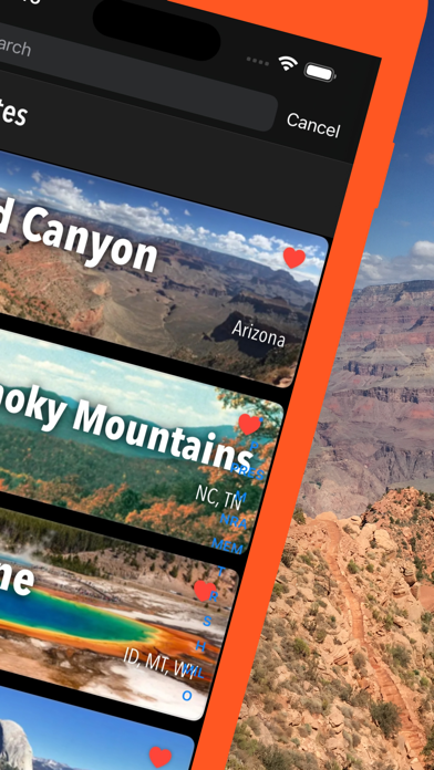 National Parks Pocket Maps Screenshot