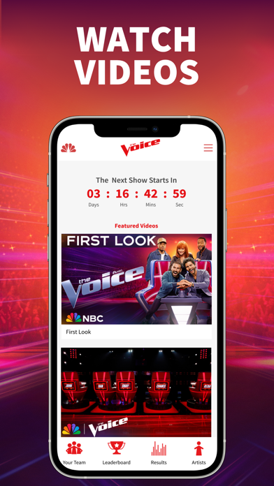 The Voice Official App on NBC Screenshot