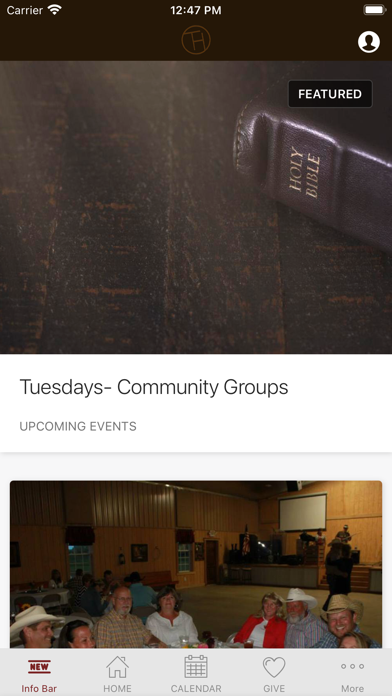 Thousand Hills Cowboy Church Screenshot