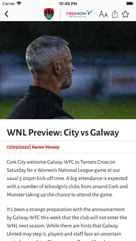 Game screenshot Cork City FC apk