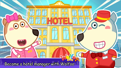 Wolfoo Pet Hotel Manager Screenshot