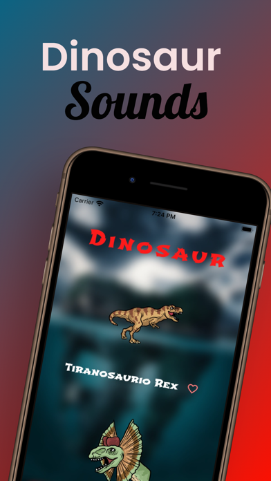 Dinosaur Sounds and Wallpapers Screenshot