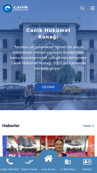 Canik Belediyesi Mobile Screenshot