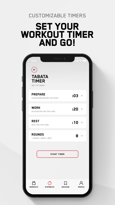 NCFIT Athlete Screenshot