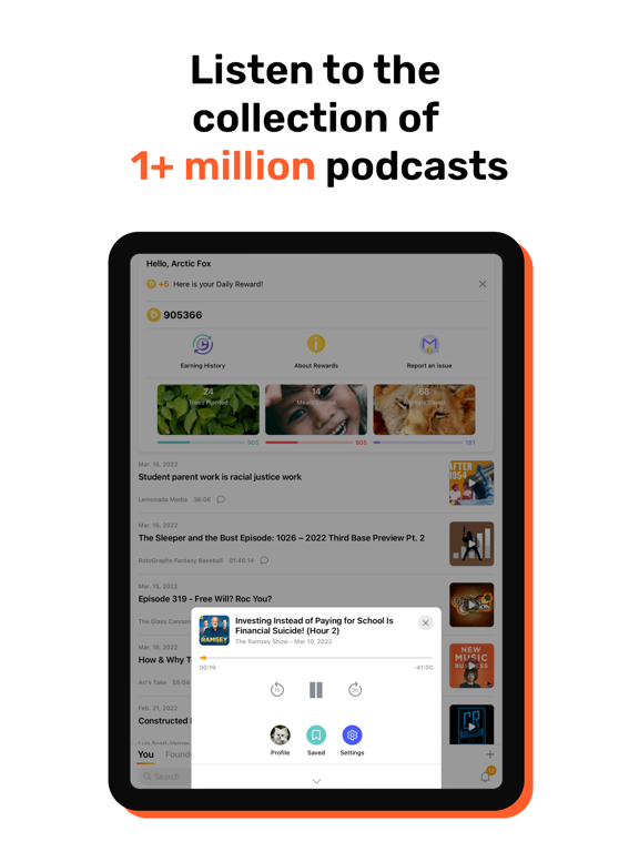 Screenshot #5 pour Divecast: Social Podcast App