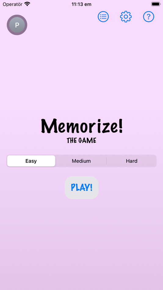 Memorize! The Game - 1.0 - (iOS)