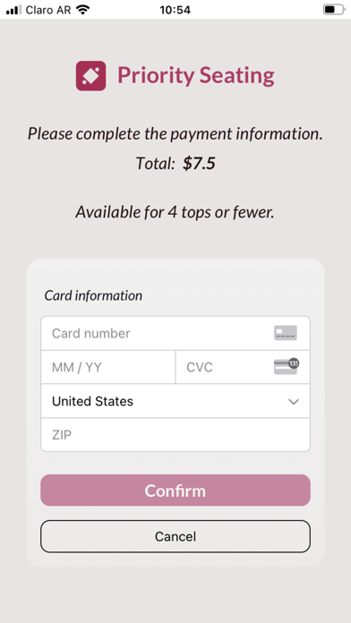Instaseat Screenshot