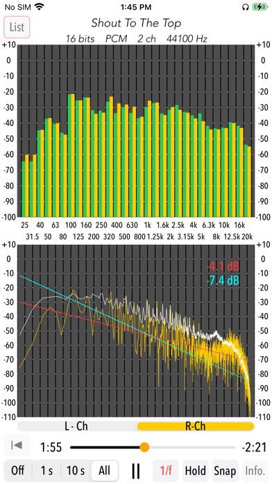 Music Frequency Analyzer screenshot1