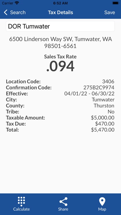 Wa Sales Tax screenshot-3