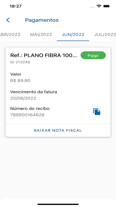 APP CNT Fiber Screenshot