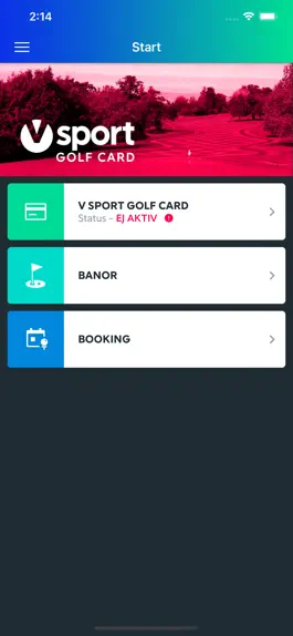 Game screenshot V sport golf card apk