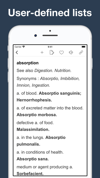 Medical Thesaurus Screenshot