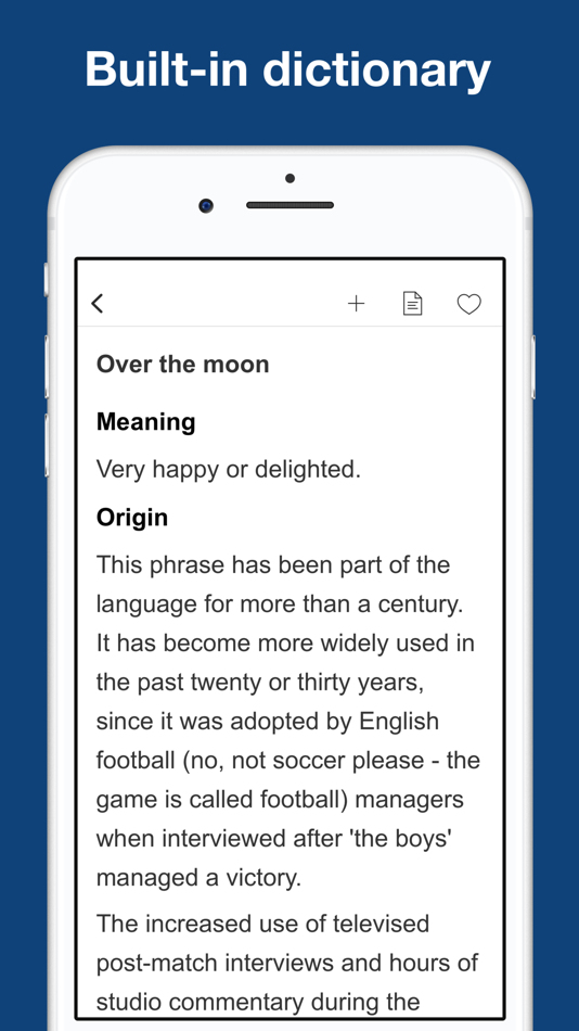 #5. Dictionary of Phrase Origins (iOS) By: Thanh Nguyen