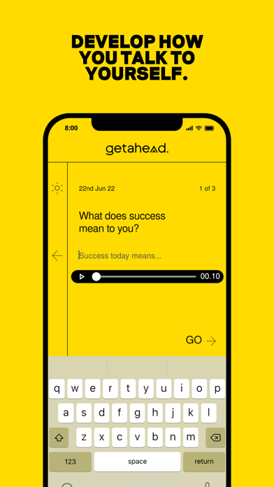 Getahead: Mindset Routine Screenshot