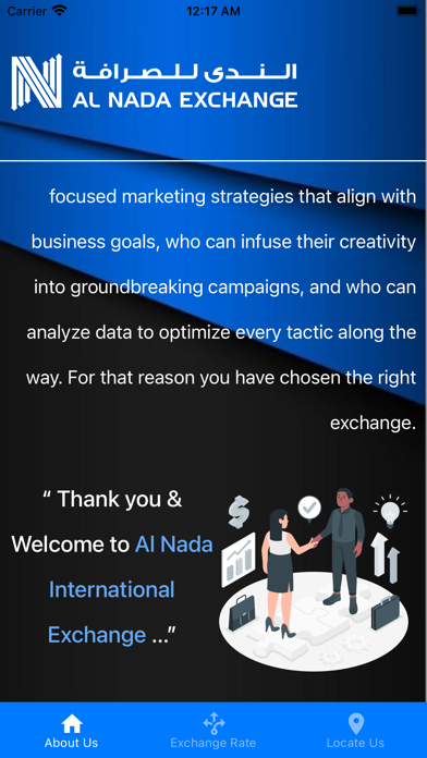 ALNADA EXCHANGE Screenshot
