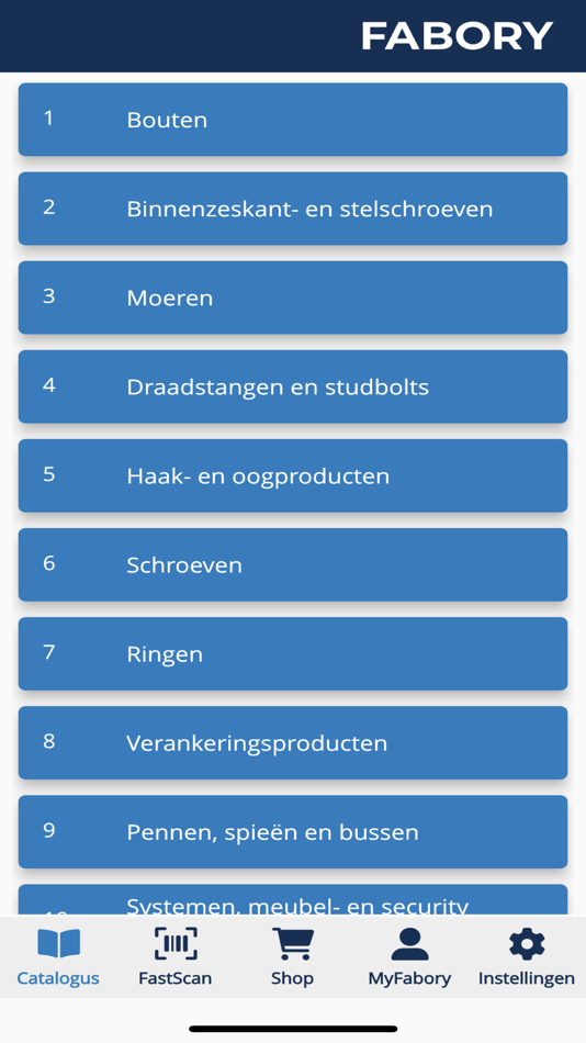 #3. MyFabory (iOS) By: Fabory Masters in Fasteners Group B.V.