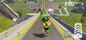 Superhero Moto Stunts Racing screenshot #3 for iPhone
