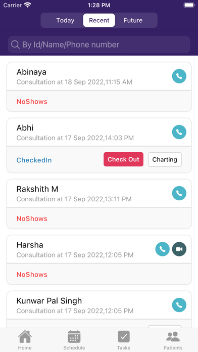 DocEngage - Patient Chart Screenshot