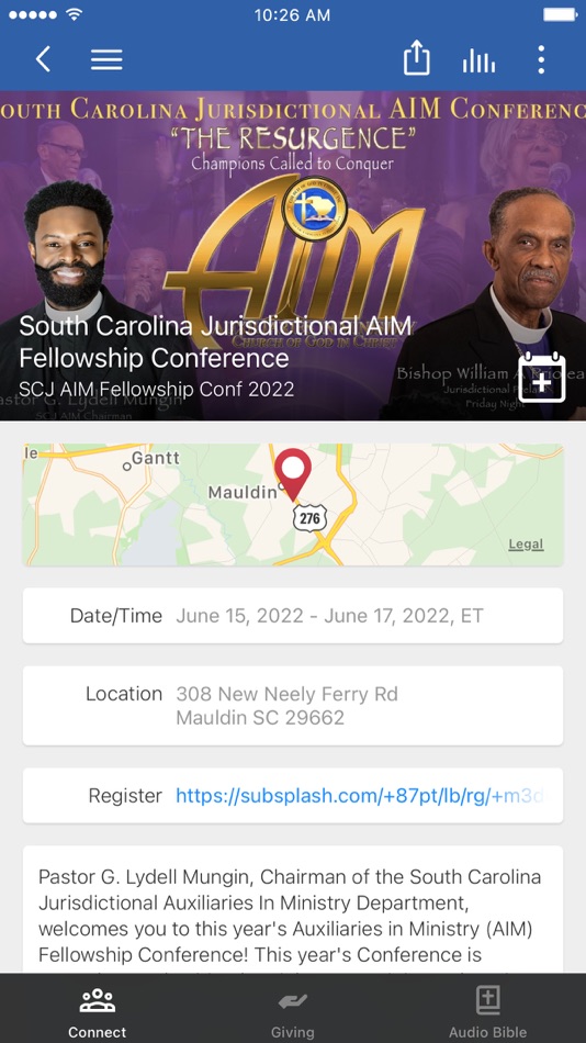 #3. SCJ COGIC (iOS) 由: Church Of God In Christ