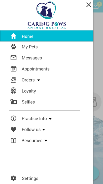 Caring Paws Animal Hospital Screenshot