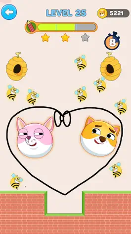Game screenshot Save The Dogi - Dog Bee Draw apk