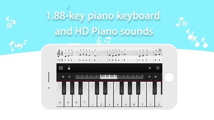 Simplified Notation Piano