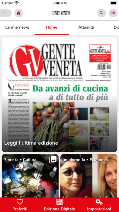 Gente Veneta Digitale Screenshot