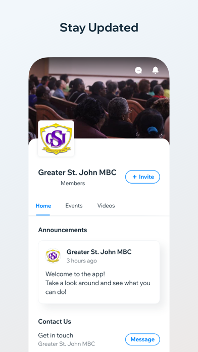 Greater St. John MBC Screenshot