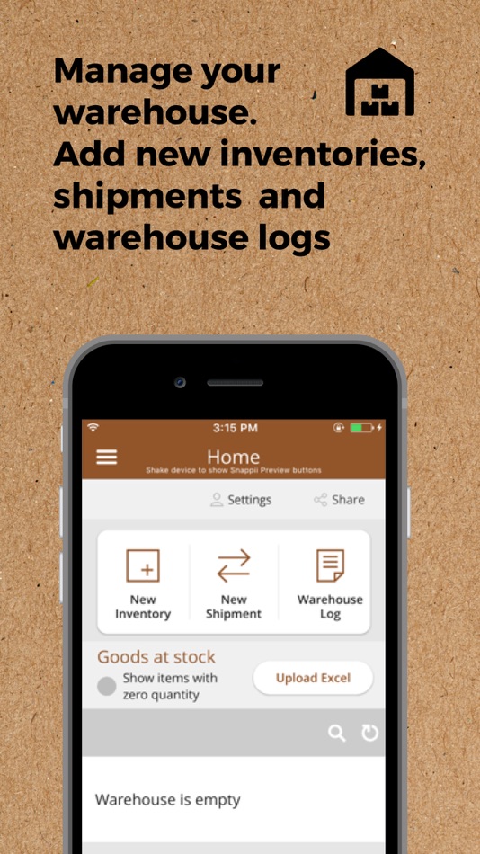 Warehouse Inventory & Shipment - 1.0.30 - (iOS)