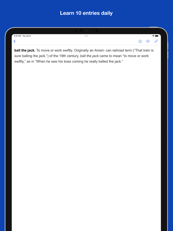 Word and Phrase Etymology iPad screenshot 4 - Reference app
