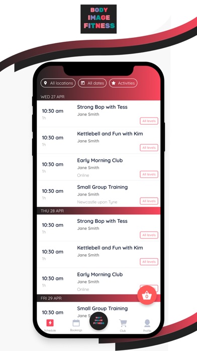 Body Image Fitness Ltd Screenshot