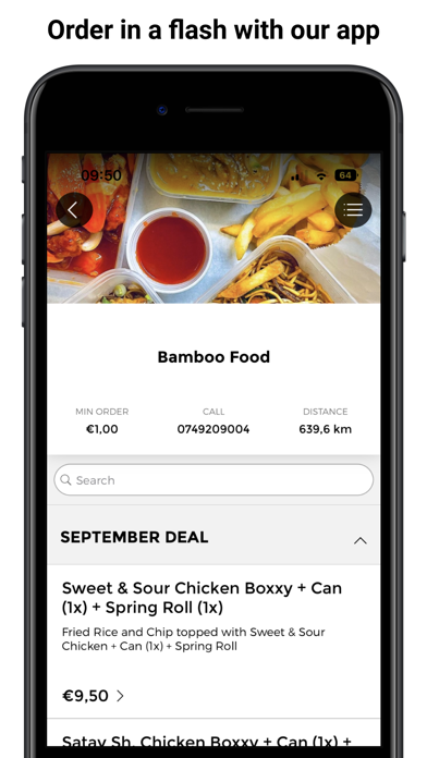 Bamboo Foods App Screenshot
