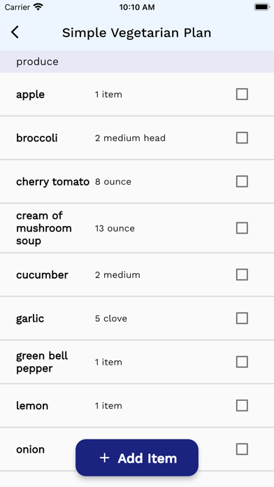 Chop: Meal Plans Screenshot
