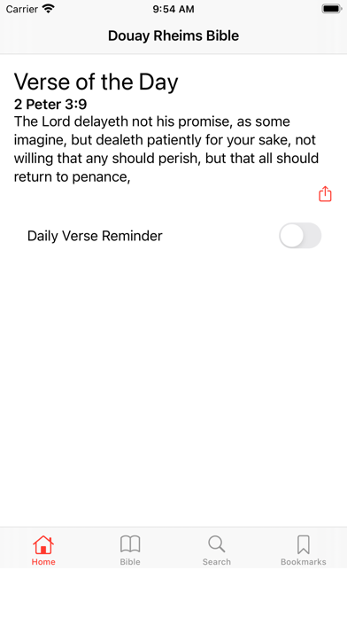 Douay-Rheims Bible Screenshot