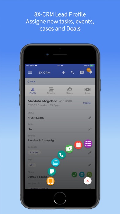 8WORX - 8X CRM Screenshot