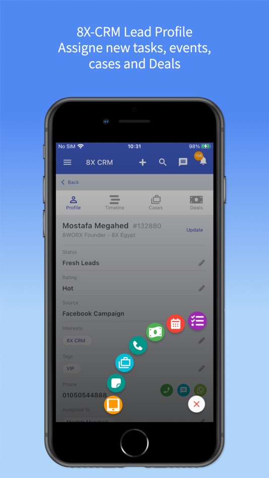 #3. 8WORX - 8X CRM (iOS) 由: Yalla Gomla