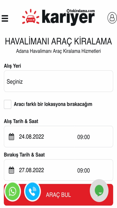 Kariyer Oto Kiralama Screenshot