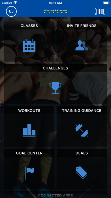 Health & Fitness Center Screenshot