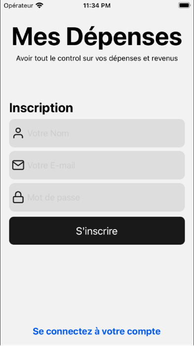 Mes dépenses - Gestion Budget Screenshot