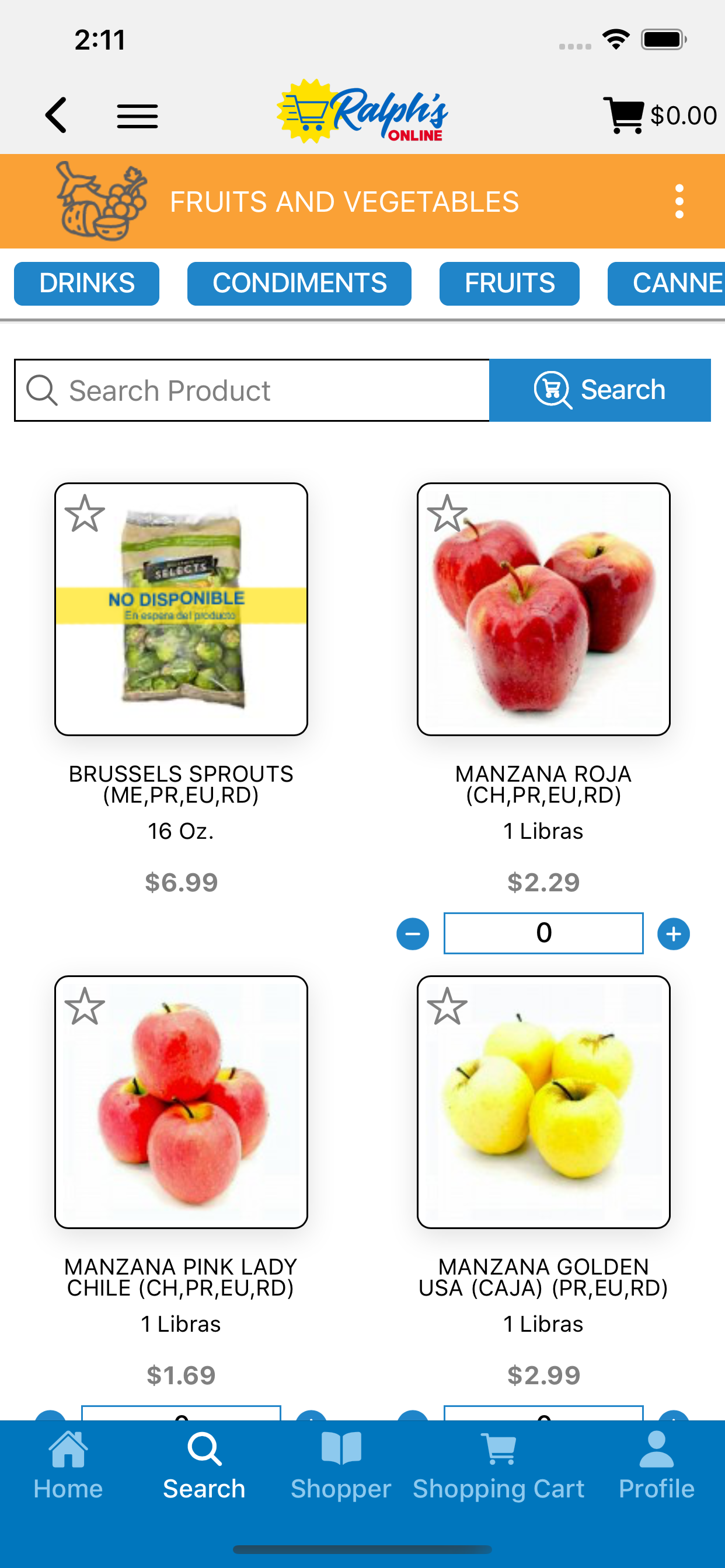 Ralph's Online