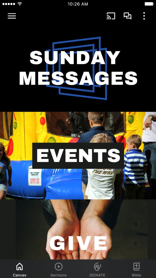 #1. Canvas Community Church VA (iOS) Ved: Canvas Church of Winchester