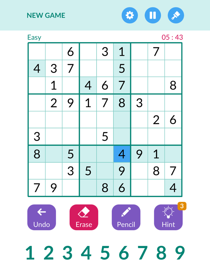 SudokuBrain Puzzle Game